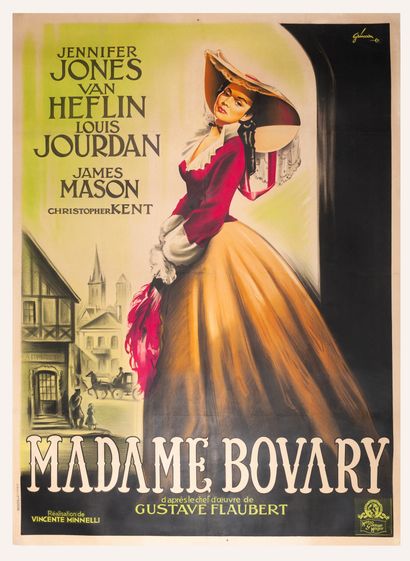 null MADAME BOVARY
Vincente Minnelli. 1949.
120 x 160 cm. French poster. Boris Grinsson....
