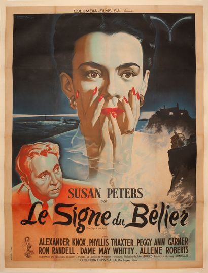 null LE SIGNE DU BÉLIER /
THE SIGN OF THE RAM John Sturges. 1947.
120 x 160 cm. Affiche...
