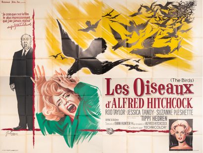 null LES OISEAUX / THE BIRDS
Alfred Hitchcock. 1963.
240 x 320 cm. French poster...