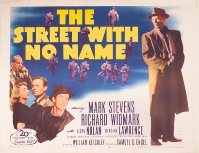 null THE STREET WITH NO NAME William Keighley. 1948.
55 x 71 cm. Affiche américaine...
