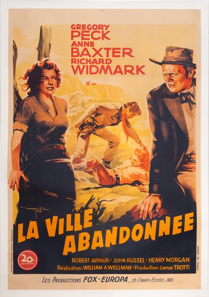 null LA VILLE ABANDONNEE / YELLOW SKY
William A. Wellman. 1948.
80 x 120 cm. Affiche...