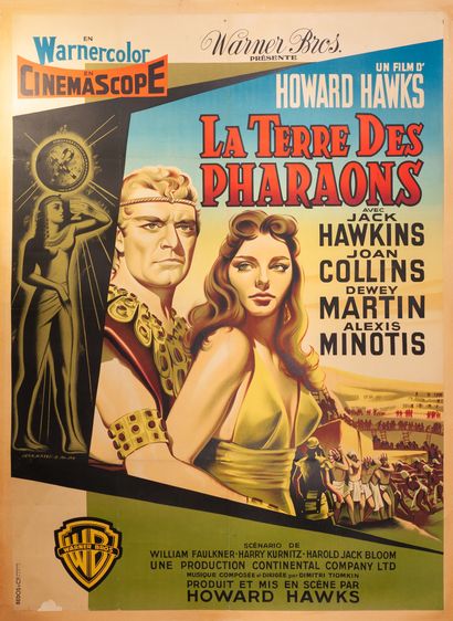null LA TERRE DES PHARAONS / LAND OF THE PHARAOHS Howard Hawks. 1955.
120 x 160 cm....