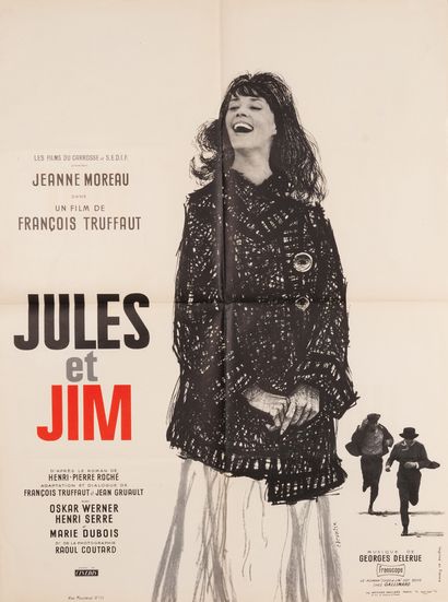 null JULES ET JIM
François Truffaut. 1961.
60 x 80 cm. Affiche française. Christian...
