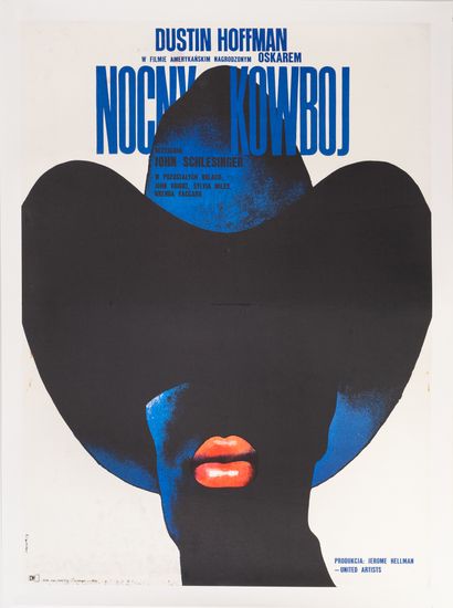 null NOCNY KOWBOJ / MIDNIGHT COWBOY John Schlesinger. 1969.
59 x 81 cm. Affiche polonaise...