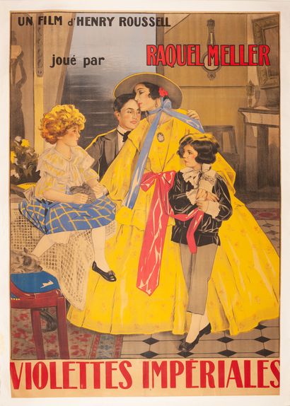 null VIOLETTES IMPERIAles Henry Roussel. 1924.
120 x 160 cm. Affiche française. Non...