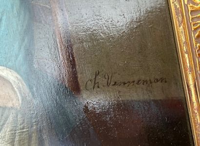 null Charles VENNEMAN (1802-1875)

Couple à la taverne

Huile sur panneau signée...