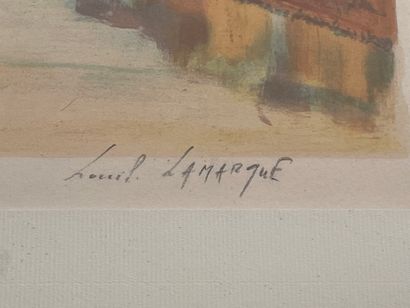 null Louis LAMARQUE

Un canal

Lithographie, signée en bas à droite, Epreuve d’artiste

44,5...