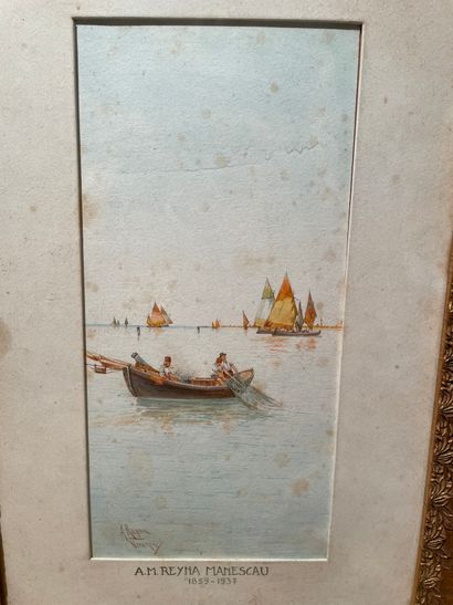 null Antonio REYNA MANESCAU (1859-1937)

Venise

Deux aquarelles, signées en bas...