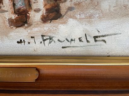 null Henri Joseph PAUWELS (1903-1983)

Bûcheron et son chien

Huile sur toile, signée...
