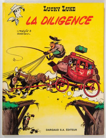 null Lucky Luke : La Diligence. Edition originale Dargaud en état exceptionnel, très...