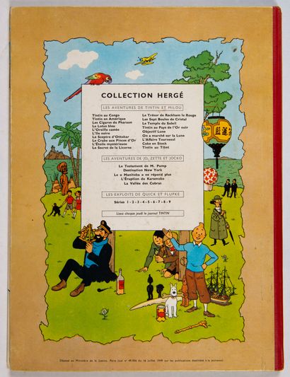 null Tintin - Au Tibet : Edition originale belge (B29). Très bon état.