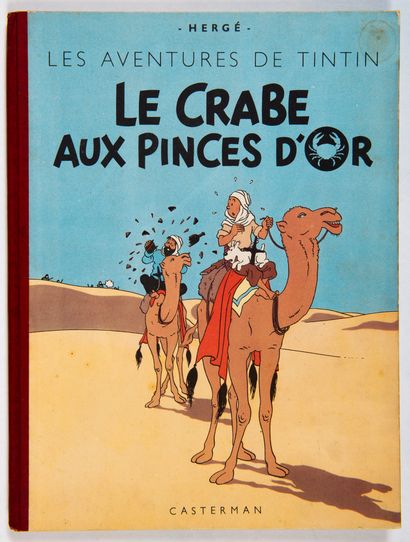 null Tintin - Le crabe aux pinces d'or : Edition Casterman B3 de 1947. Très bon ...