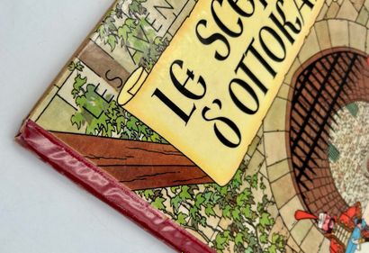 null Tintin - Sceptre d'Ottokar : Edition originale (B1, 1947). Album plastifié collé,...