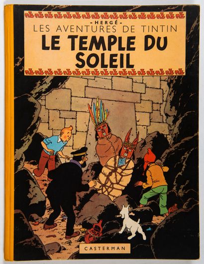 null Tintin - Le temple du soleil : Edition originale belge (B3, 1949). Très très...