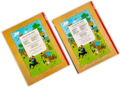 null Tintin - Ensemble de 2 albums : L'affaire Tournesol et Coke en Stock. Editions...