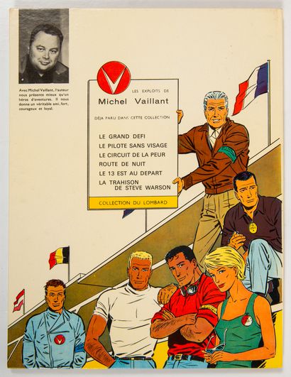 null Graton - dédicace : Michel Vaillant, Les casse-cou. Edition originale Lombard...