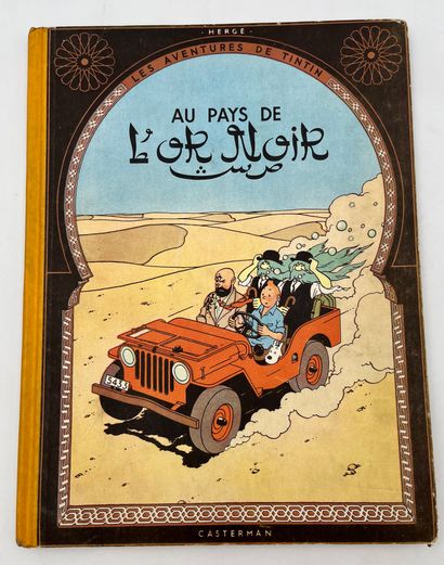null Tintin - Au pays de l'Or noir : Edition originale (B4). Bon état/Très bon é...