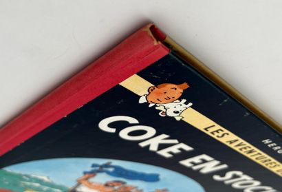null Tintin - Coke en Stock : Edition originale belge dos rouge (B24, 1958). Proche...