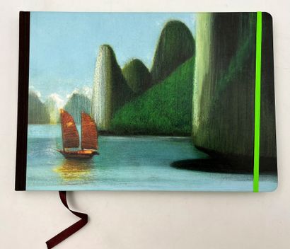 MATTOTTI 献词：越南路易威登旅行书。第一版，有作者的绘画作品。接近全新的状态。