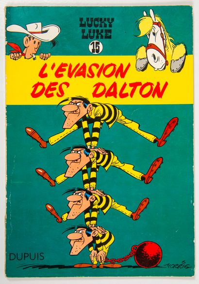 null Lucky Luke 15 : L'évasion des Dalton. Rare édition originale en bon état +/Très...