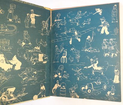null Tintin - L'oreille cassée : Edition dos jaune (A23, 1944). Petites fissures...