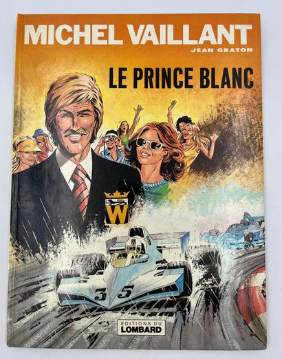 GRATON dedication : Michel Vaillant Le prince blanc. First edition with a drawing...