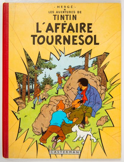 null Tintin - L'Affaire Tournesol : Edition Casterman B26 de 1958 proche de l'état...