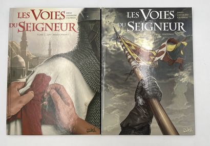 Calderon 献词：Les voies du seigneur 1和2。原创版本，有作者的图画。非常接近于新的状态。