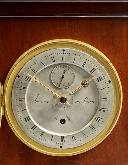 Antide JANVIER (1751-1835) au Louvre 
Grande horloge de table astronomique avec cadran...