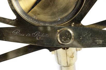 null Graphometer with pinules in bronze and brass, signed PUTOIS et ROCHETTE in Paris
Presentation...