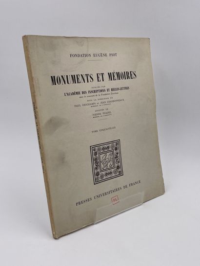 null 32 Volumes (case) : 

- MONUMENTS ET MÉMOIRES, Tome LIII", Eugène Piot Foundation,...