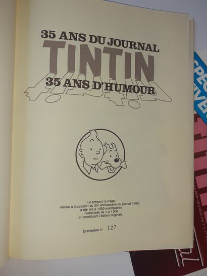 null 35 ans du Journal Tintin : Tirage numéroté avec jaquette et Poster (très rare)....