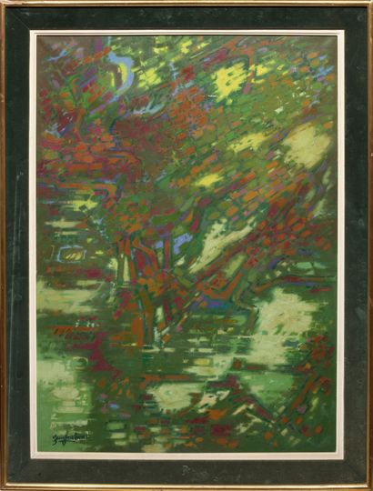 Jean-Claude GUIGNEBERT (1921-1989) Arbres
Toile, signée en bas à gauche
91 x 64 ...