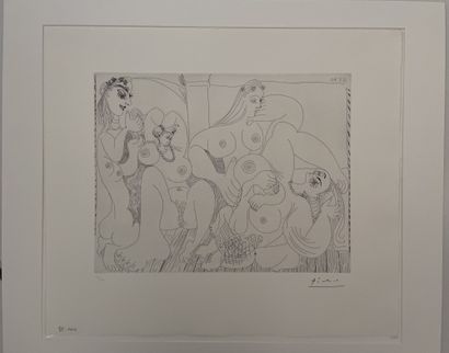 Pablo Picasso (1881-1973) 
Le Bain Turc

De la Série 347, 1970

Gravure à l'eau forte...