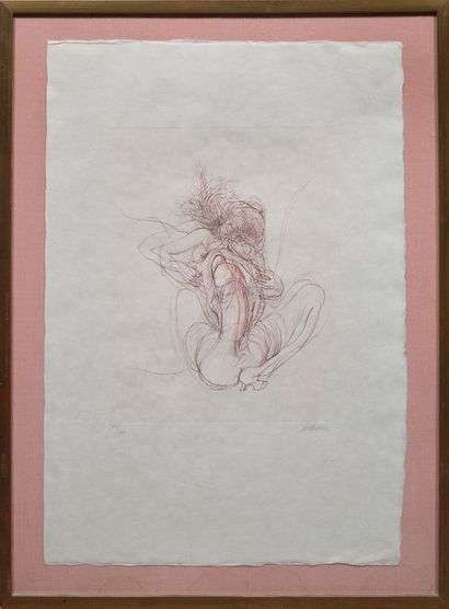 Hans BELLMER (1902-1975) d'après The Sex
Lithograph, signed and numbered 61/100
H:...
