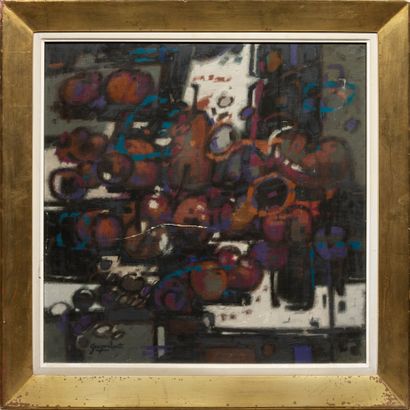 Jean-Claude GUIGNEBERT (1921-1989) Composition
Huile sur toile, signée en bas à droite
49...