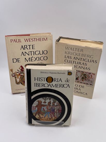  3 Volumes : 
- "ARTE ANTIGUO DE MEXICO", Paul Westheim, Fondo de Cultura Economica,...