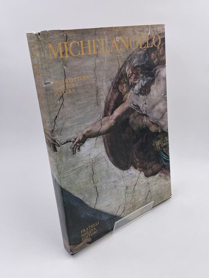 null 1 Volume : "MICHELANGELO, Architettura, Scultura, Pittura", Paolo D'Ancona,...