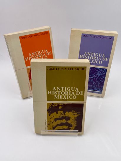 null 3 Volumes : "ANTIGUA HISTORIA DE MEXICO",Tomo I, II & III, Jose Luis Melgarejo,...