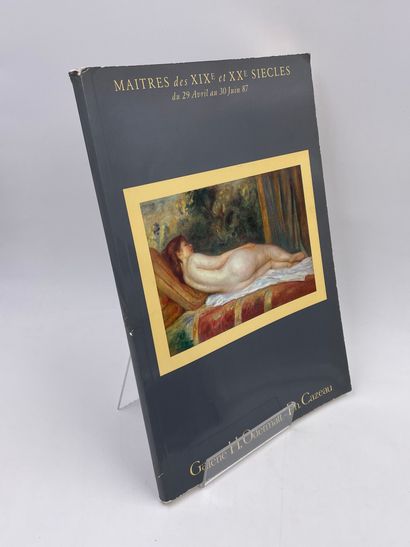 null 3 Volumes :

- "MAITRES DES XIXE ET XXE SIECLES" Galerie H.Odermatt-PH.Cazeau...