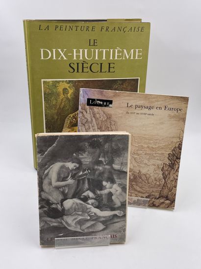null 3 Volumes :

- "LE DIX-HUITIÈME SIÈCLE", Michel Florisoone, Collection 'La Peinture...