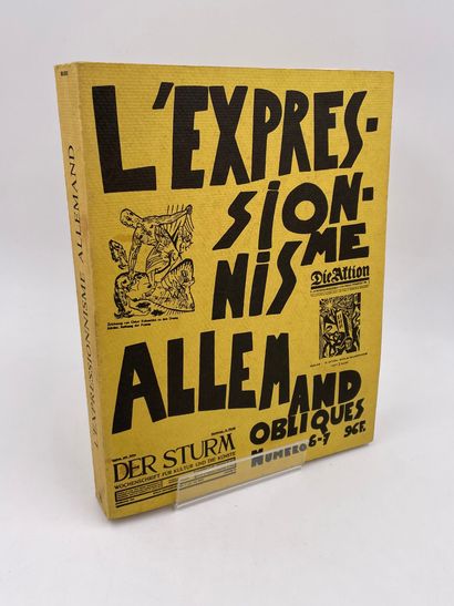 null 1 Volume : "L'EXPRESSIONNISME ALLEMAND " Obliques Numéro 6-7 1976