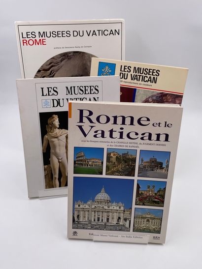 null 4 Volumes : 

- "LES MUSÉES DU VATICAN, ROME", Préface de Deoclécio Redig de...
