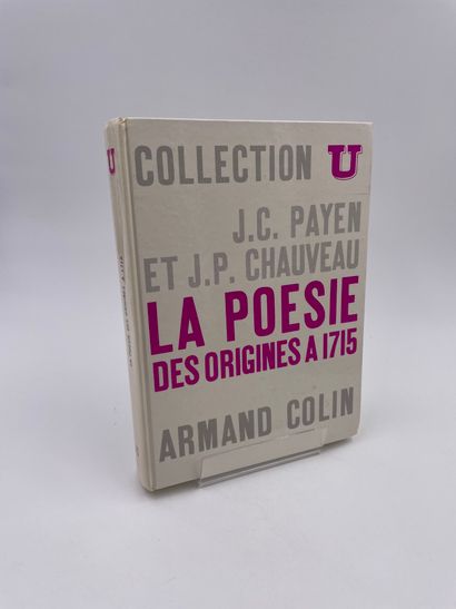 null 1 Volume : "LA POÉSIE DES ORIGINES À 1715", Jean-Charles Payen, Jean-Pierre...