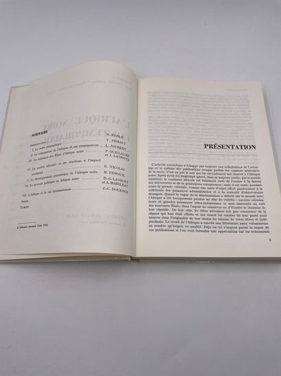 null 1 Volume : "L'AFRIQUE NOIRE CONTEMPORAINE", Marcel Merle, Collection U, Série...