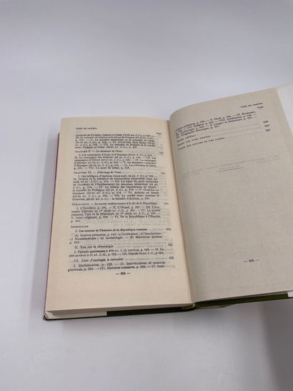 null 1 Volume : "LA CONQUÊTE ROMAINE", André Piganiol, Collection 'Peuples et Civilisations',...