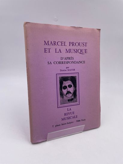 null 1 Volume : "MARCEL PROUST ET LA MUSIQUE D'APRÈS SA CORRESPONDANCE", Denise Mayer,...