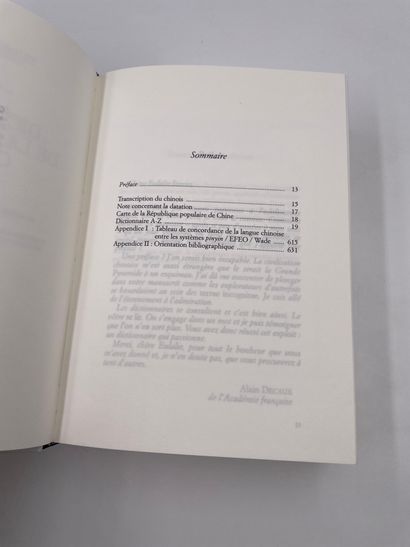 null 1 Volume : "DICTIONNAIRE DE LA CIVILISATION CHINOISE", 'Du Néolithique au début...