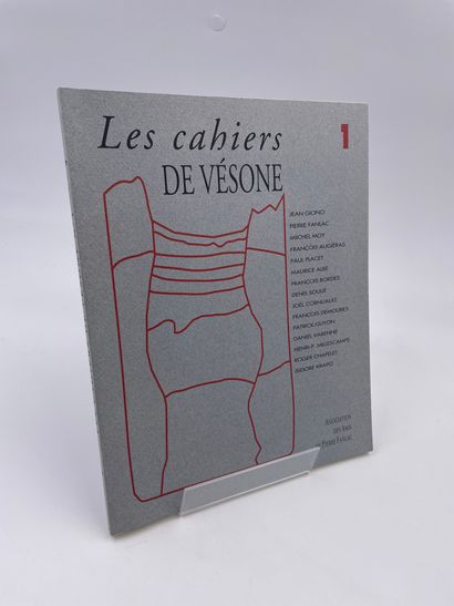 null 1 Volume : "LES CAHIERS DE VÉSONNE 1", (Jean Giono, Pierre Fanlac, Michel Moy,...