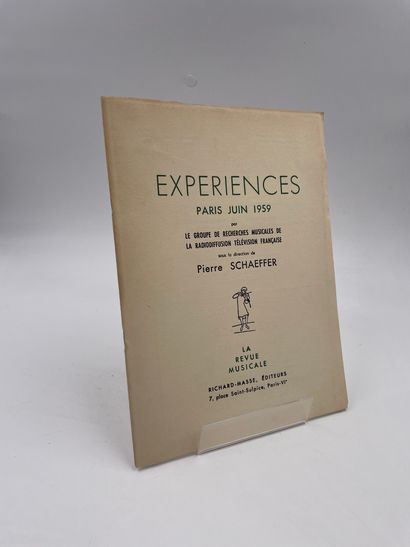 null 1 Volume : "EXPERIENCES PARIS JUIN 1959", Pierre Schaeffer, Numéro Spécial de...